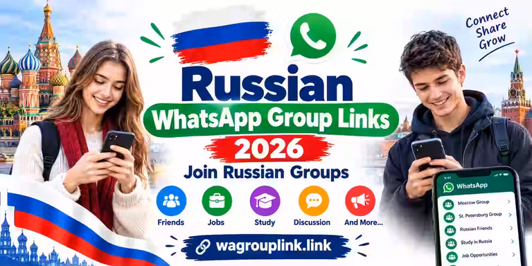 Russian WhatsApp Group Links 2026 – Join Russian Groups - wagrouplink.link