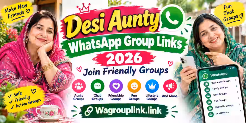 Desi Aunty WhatsApp Group Links 2026 – Join Friendly Groups - wagrouplink.link