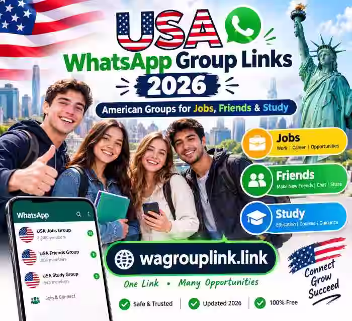 USA WhatsApp Group Links – American Groups for Jobs, Friends & Study wagrouplink.link